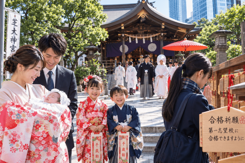 港区の神社で出逢う特別な人生の節目