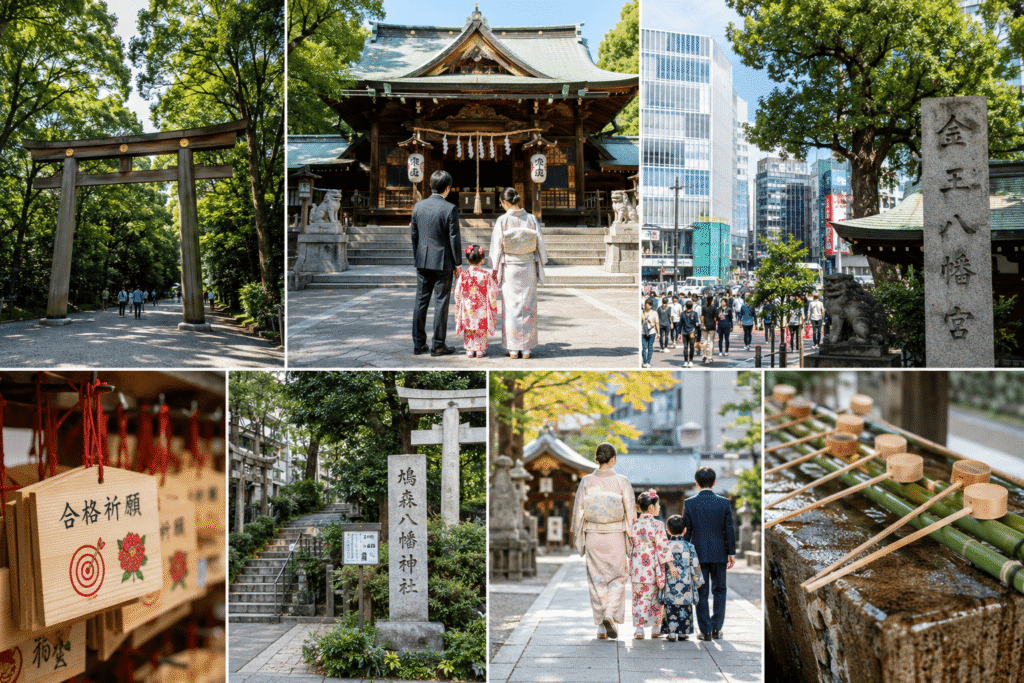 渋谷区の神社で感じる家族の祈りと街の記憶