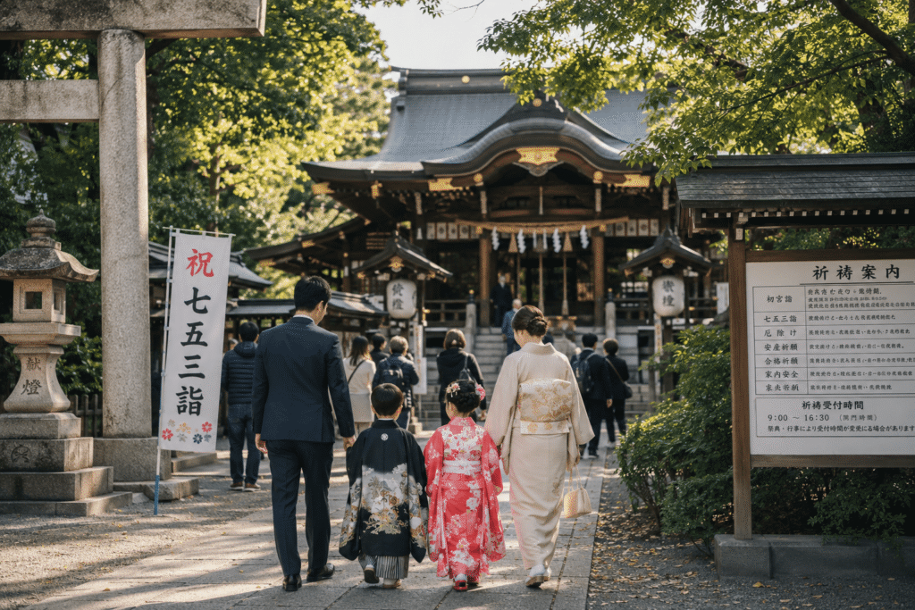 杉並区の神社で迎える家族の節目と地域の記憶