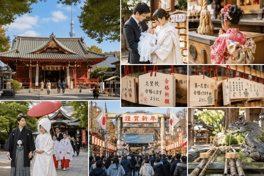 台東区の神社で迎える人生の節目と祈り