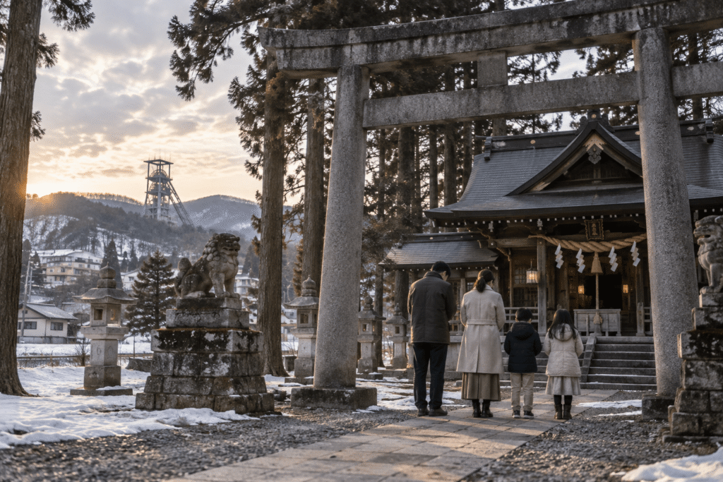 赤平市の神社でたどる開拓と炭鉱の歴史、家族の祈り